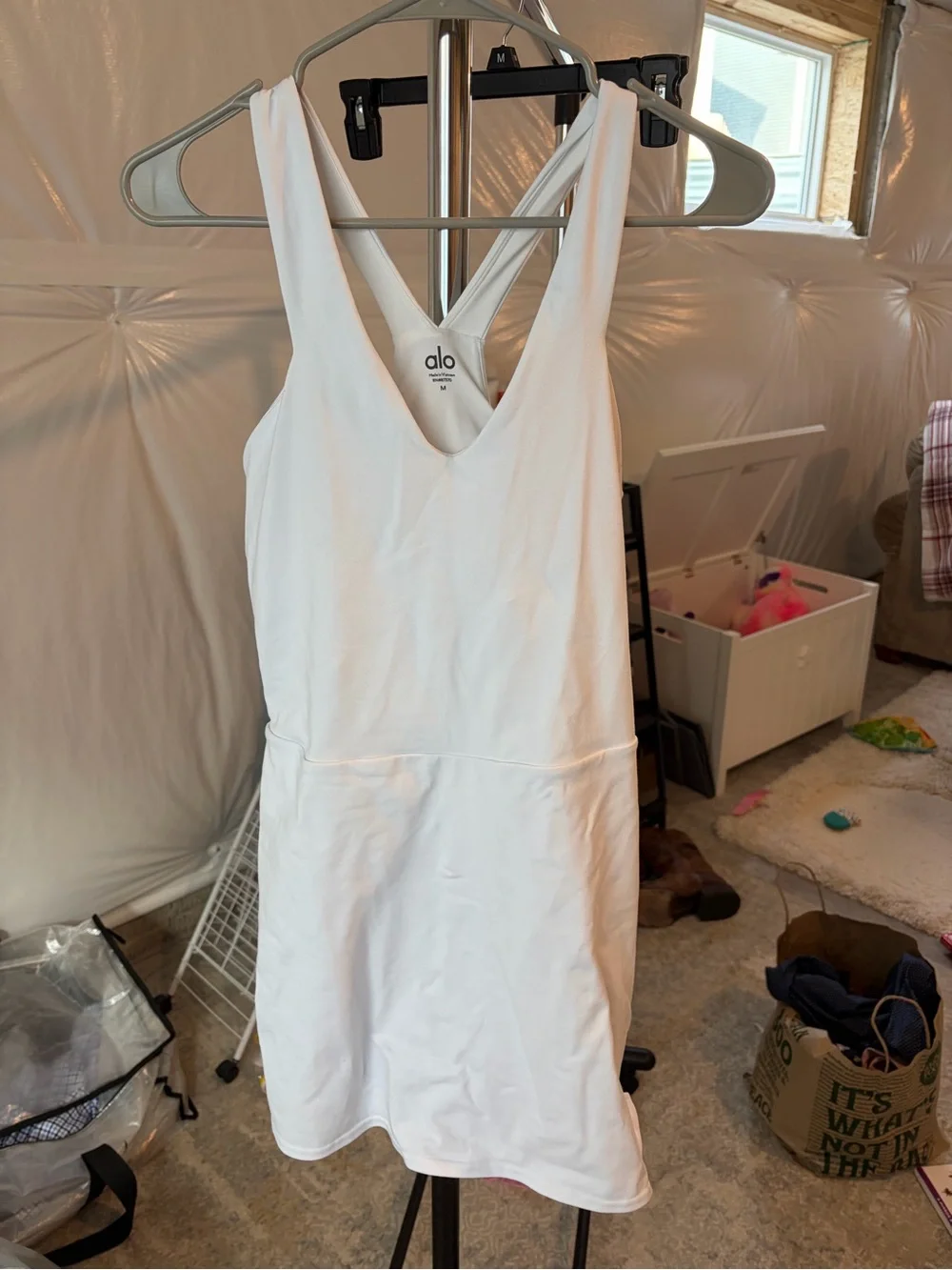 ALO Yoga white athletic
